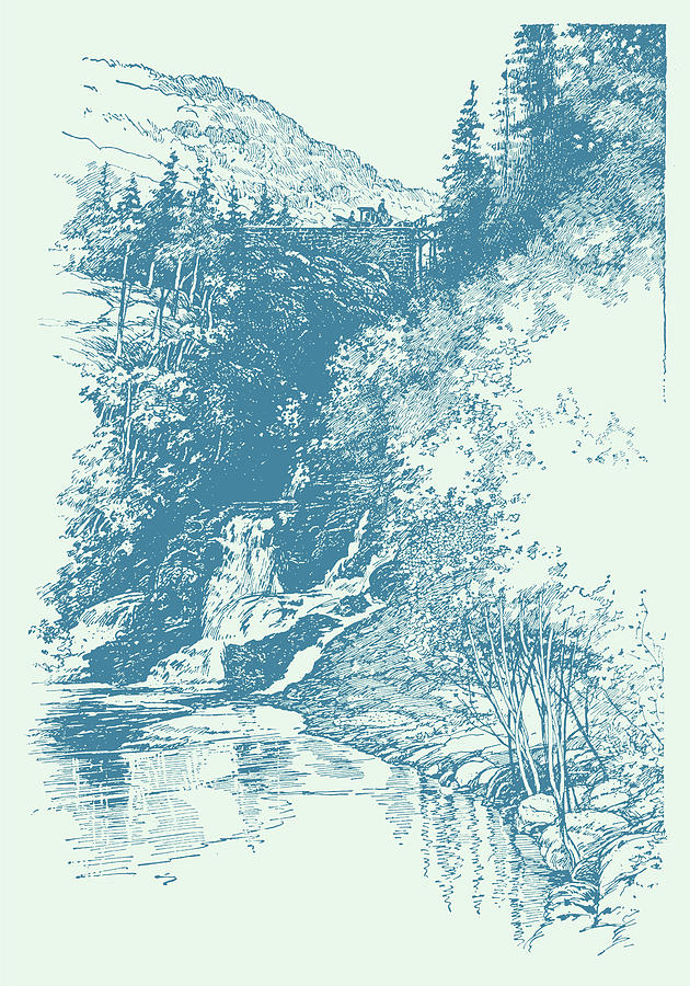 Chester Park, 1895 Drawing by Zenith City Press