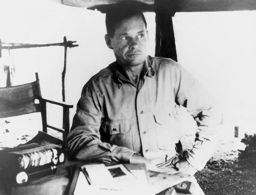 Chesty Puller On Guadalcanal - WW2 1942 Photograph by War Is Hell Store