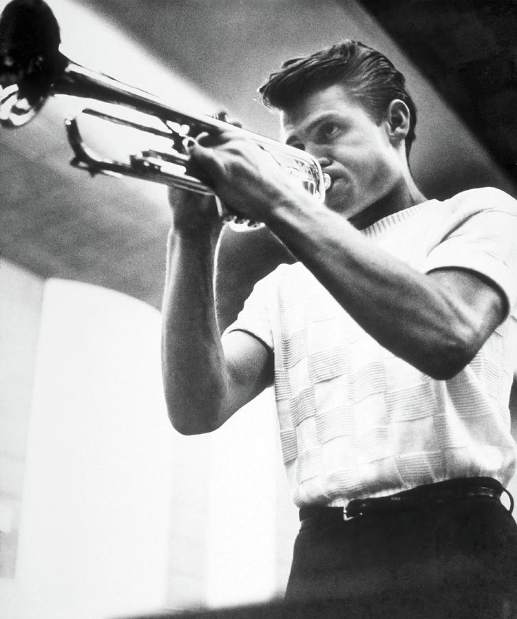 Chet Baker, american jazz trumpet player and singer. Photograph by Album