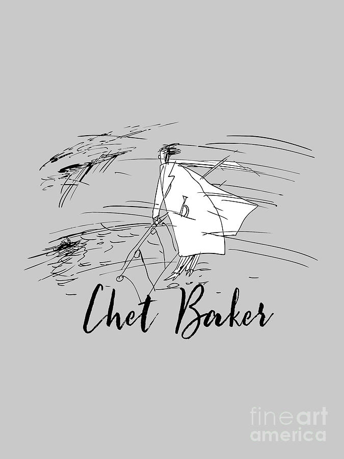 Chet Baker - Strollin Drawing