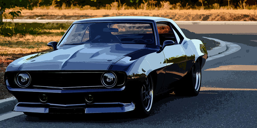 Chevrolet Camaro Custom Pro Touring Digital Art by Thespeedart - Fine ...