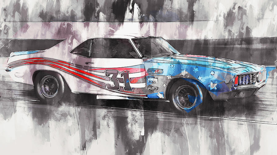 Chevrolet Camaro TransAm 1969 - 11 by AM FineArtPrints Chevrolet Camaro TransAm 1969 - 11 by AM FineArtPrints