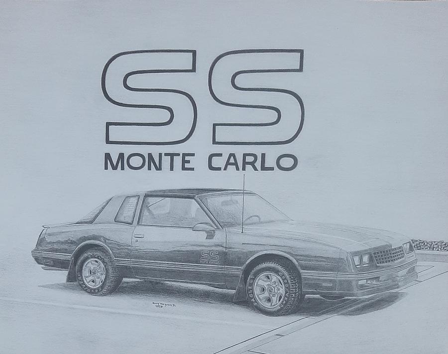 Chevrolet Monte Carlo SS Drawing by Henry Hargrove Jr Pixels
