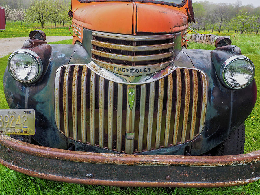 Chevrolet Truck Grill Photograph by James C Richardson