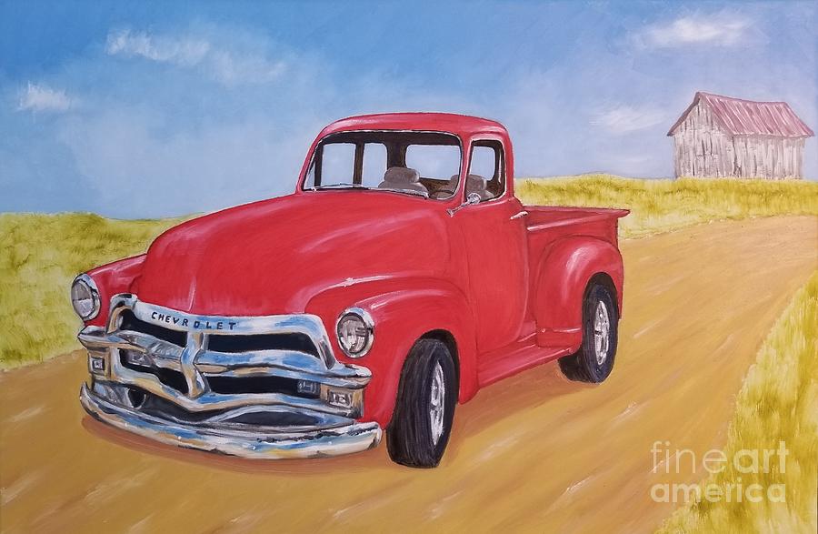 Chevrolet Truck Painting by Stacy C Bottoms