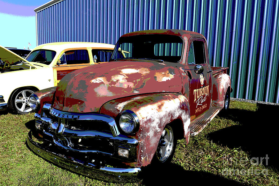 Chevrolet Turnin Rust - Poster Effect Photograph by Greg Hager - Fine ...