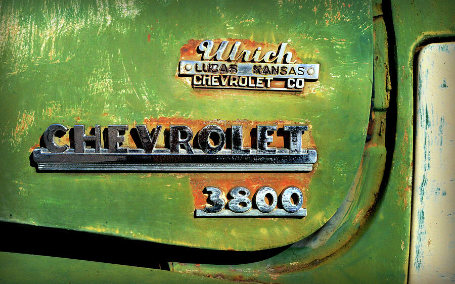 Chevy 3800 Truck Emblem Photograph