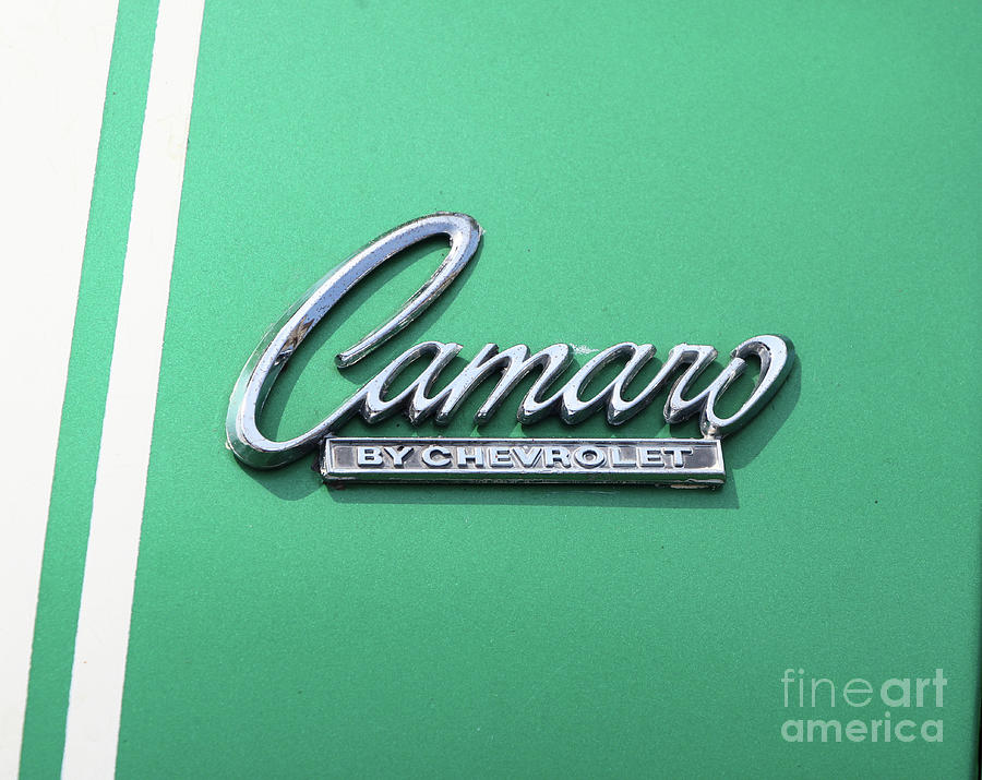 Chevy Camaro Emblem 7900 Photograph by Jack Schultz - Fine Art America