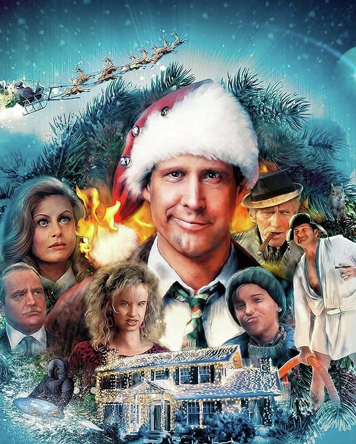 Chevy Chase National Lampoons Christmas Vacation Digital Art by Michael