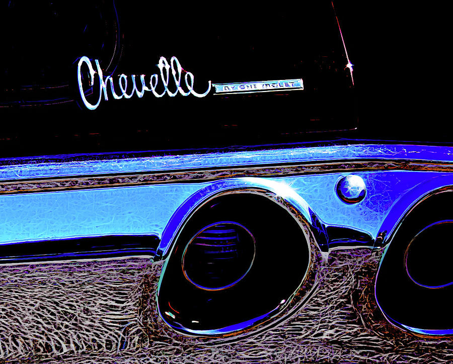 Chevy Chevelle Emblem  Photograph by Cathy Anderson