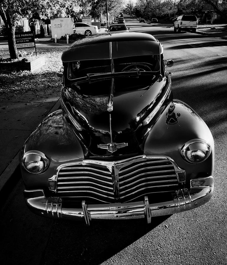 Chevy Noir 2 Photograph by Mark David Gerson