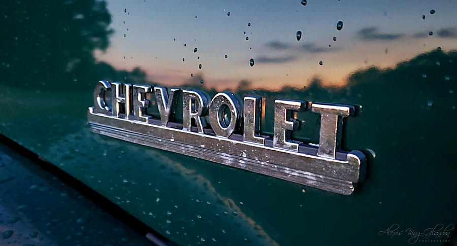 Chevy Sunset Reflection  Photograph by Alexis King-Glandon