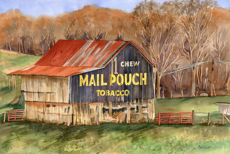 Architecture Painting - Chew Mail Pouch by Marsha Elliott