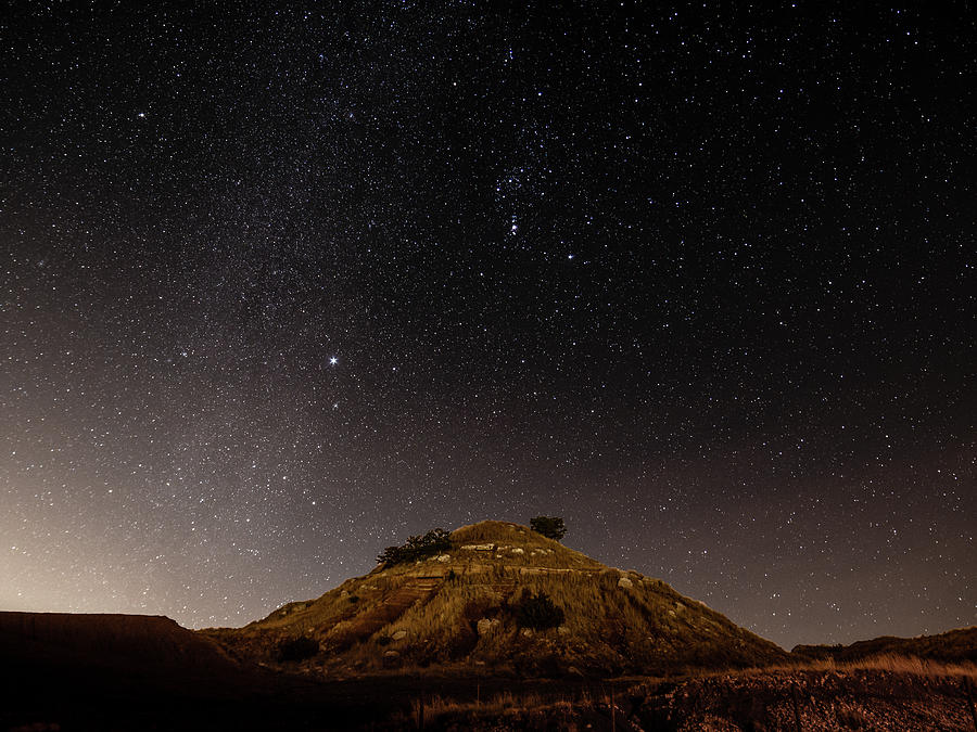 Cheyenne Butte, Orion and the Milky Way Photograph by Hillis Creative