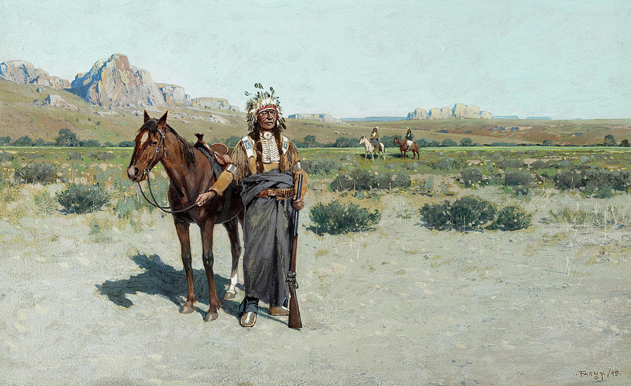 Cheyenne Scout Painting by Henry Farny - Fine Art America