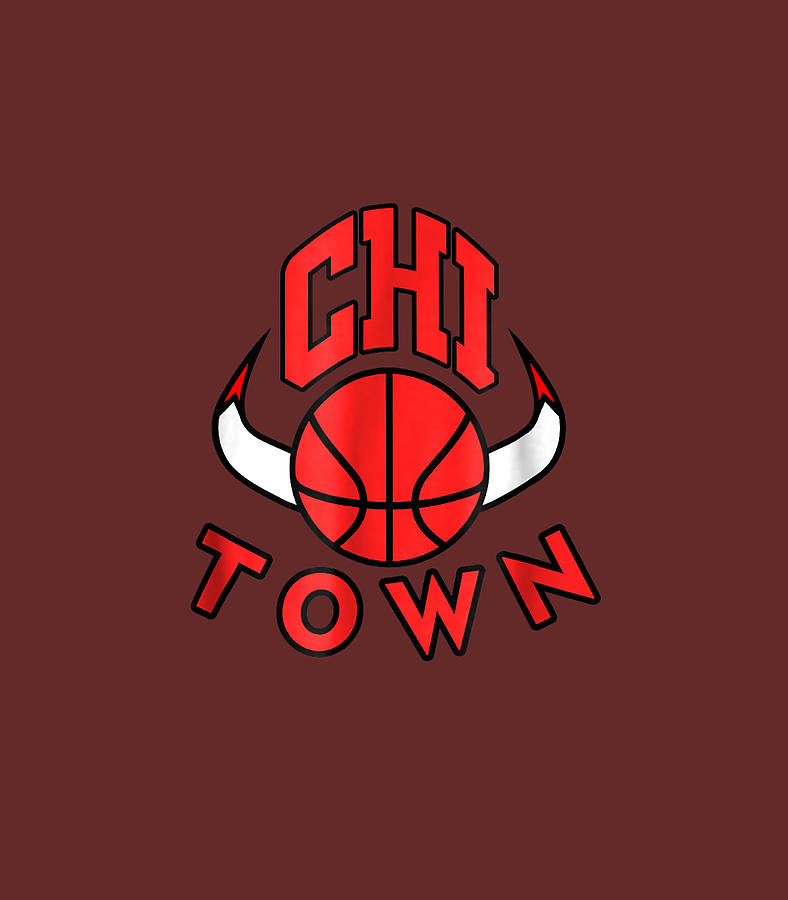 Chi Town Chicago Basketball Digital Art by Sherab Salma | Fine Art America