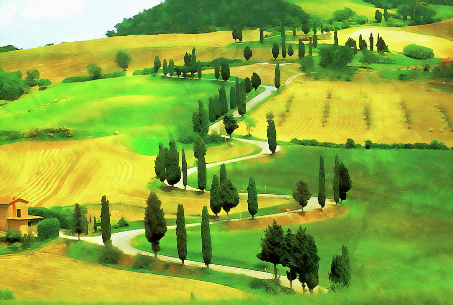 Chianti, Tuscany - 02 Painting by AM FineArtPrints