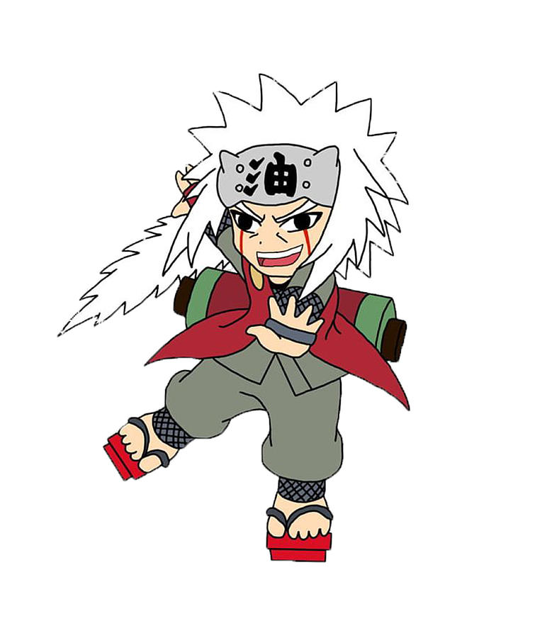 Chibi Jiraiya Cute Digital Art by Hannah Davidson - Fine Art America