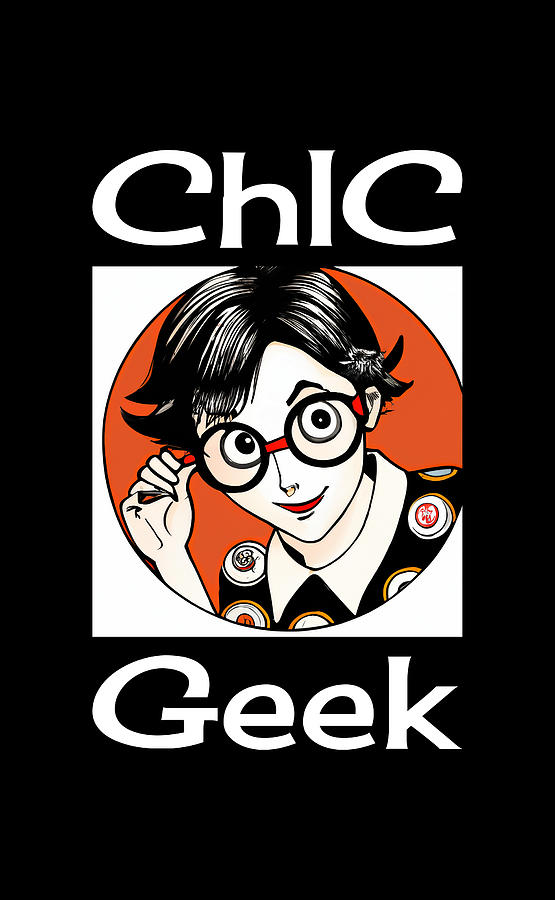 Chic Geek Digital Art by Caterina Christakos