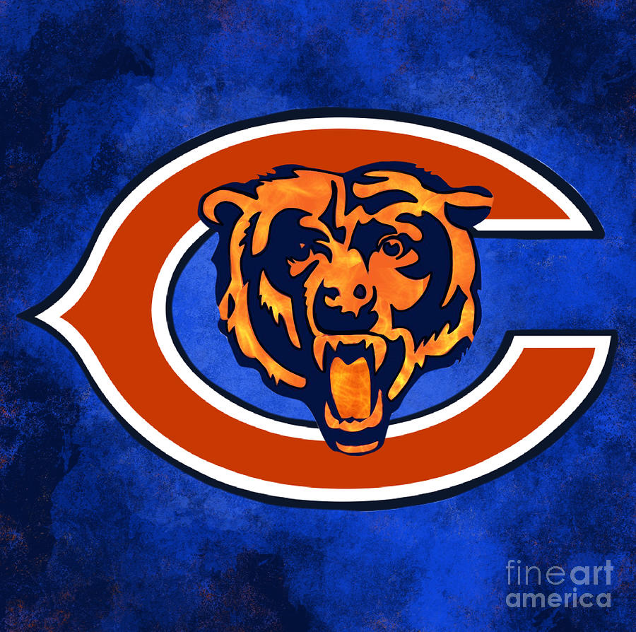 Chicago Bears Digital Art by Britta Hennessy - Fine Art America