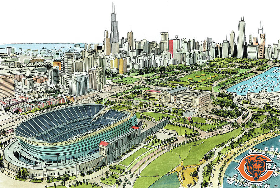 Soldier Field, Chicago Bears football stadium - Stadiums of Pro