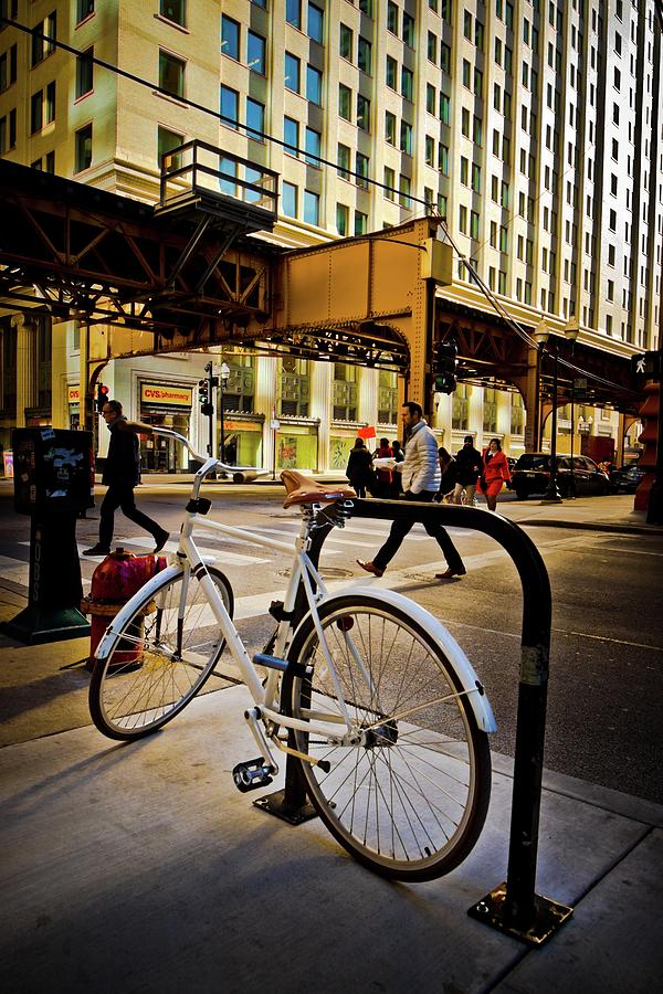 Chicago Bike or Rail? Photograph by Linda Unger