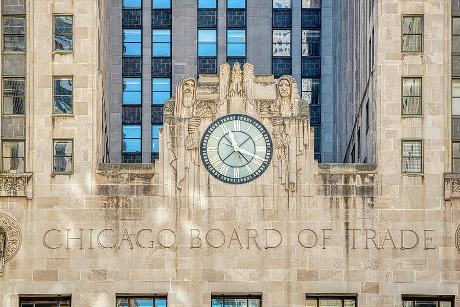 Architecture Photograph - Chicago Board of Trade detail alt by Kevin Eatinger