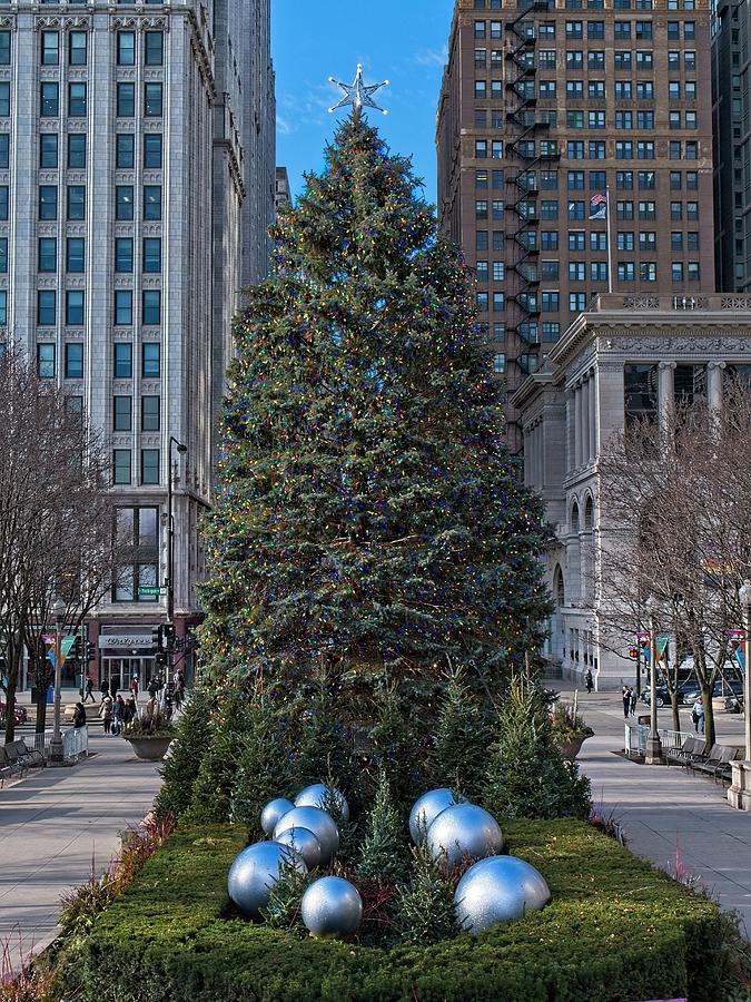 Chicago Christmas Tree Photograph by Steven Ralser