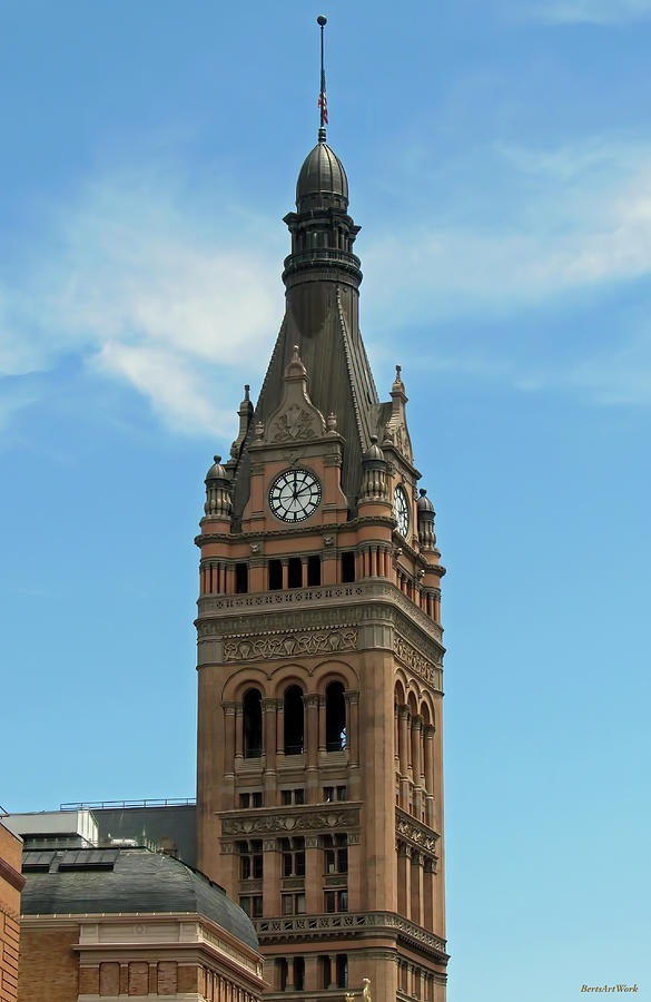 Chicago Clock Tower Photograph by Roberta Byram