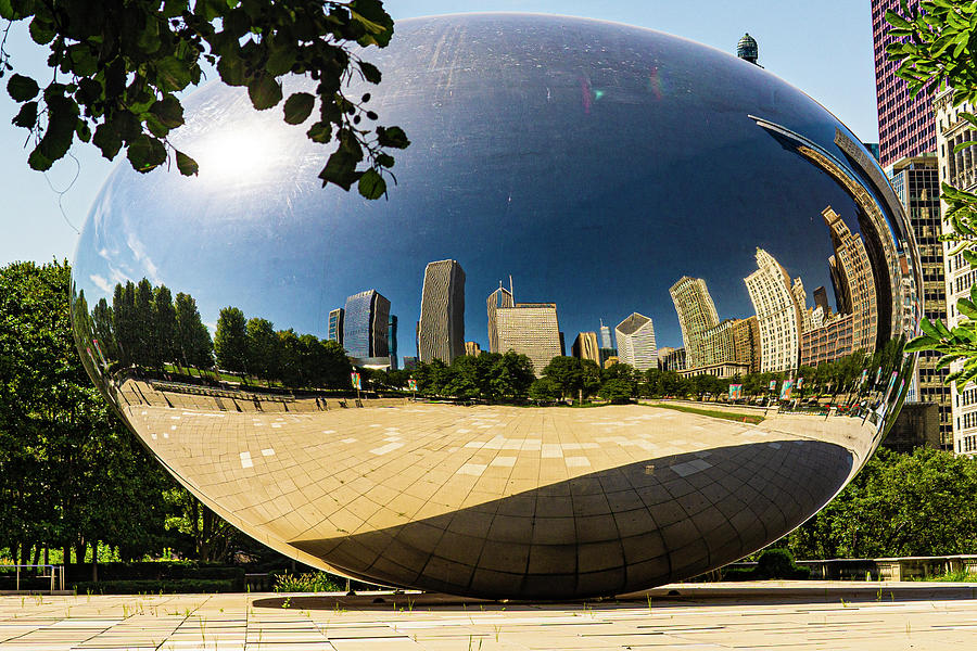Chicago Cloud Gate Photograph by David Morehead