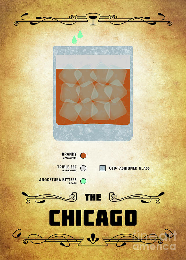 Chicago Cocktail - Classic Digital Art by Bo Kev