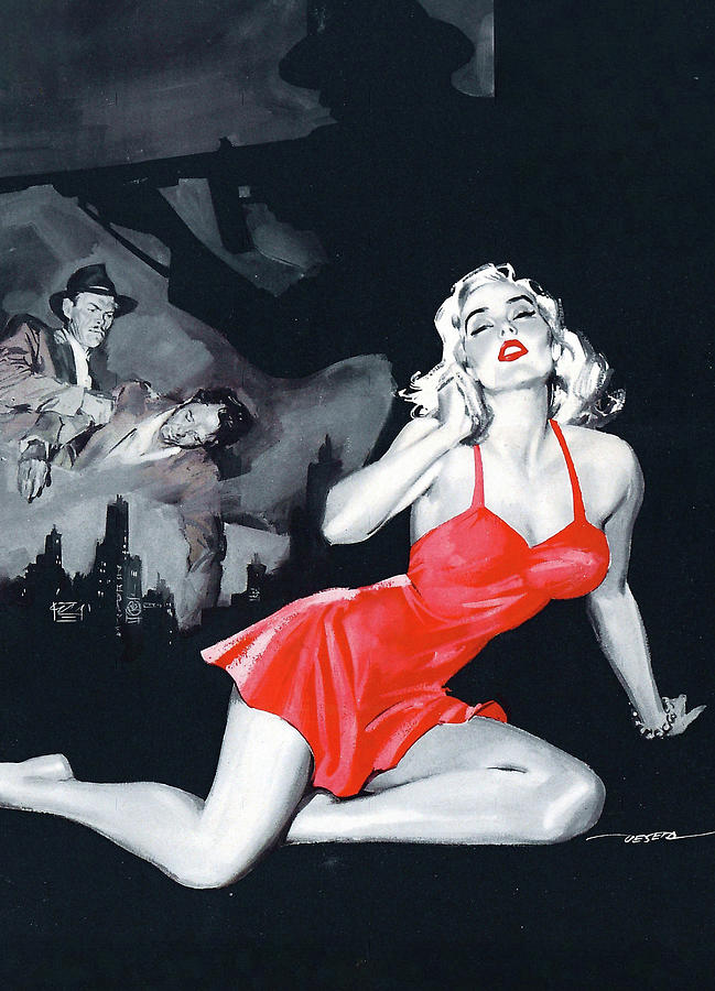 Chicago Confidential - 1957, movie poster painting Painting by Movie World Posters