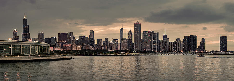 Chicago Evening Lakefront Photograph