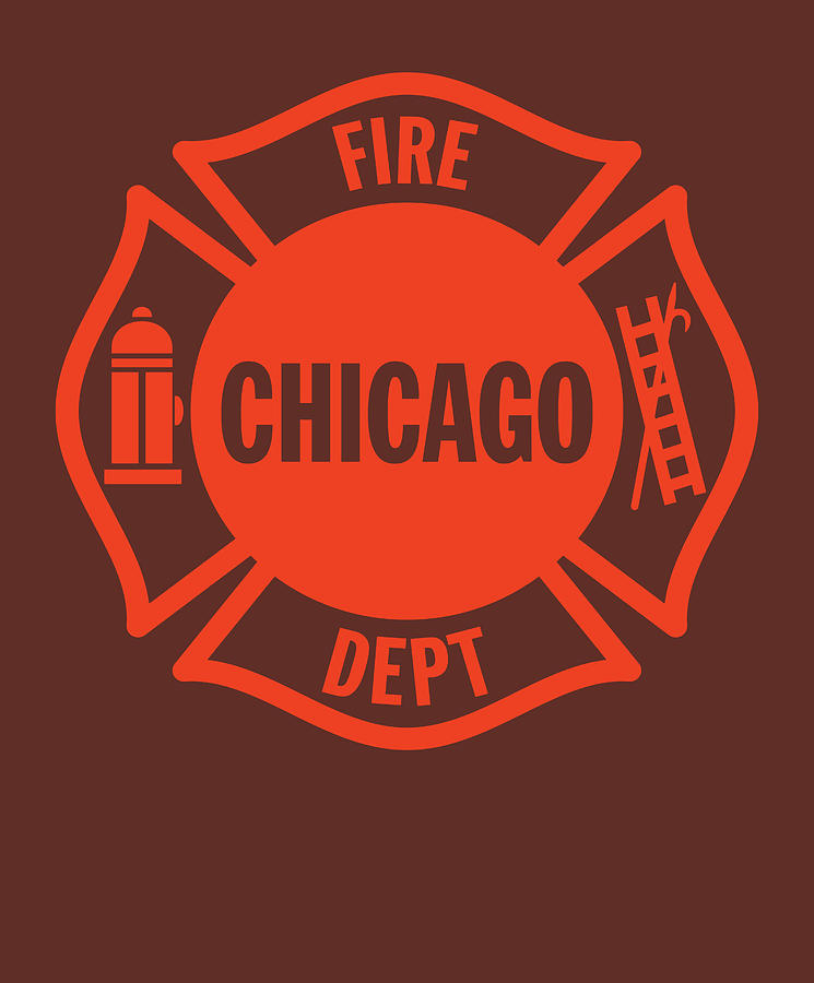 Chicago Fire Dept Digital Art by Danielle Rose - Fine Art America