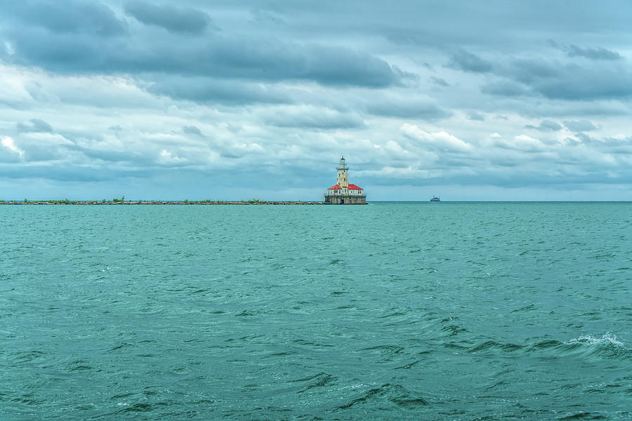 Chicago Harbor Lighthouse Photograph