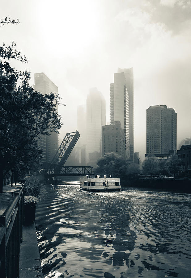 Chicago In The Fog Photograph by Nisah Cheatham