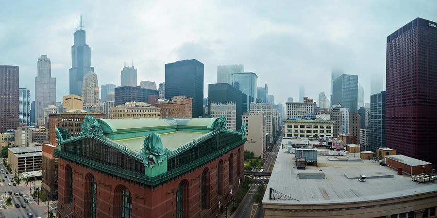 Chicago Library Panorama Photograph by Kyle Hanson