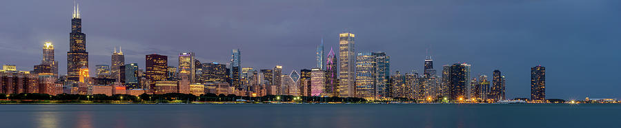 Chicago Lights Photograph by David R Robinson