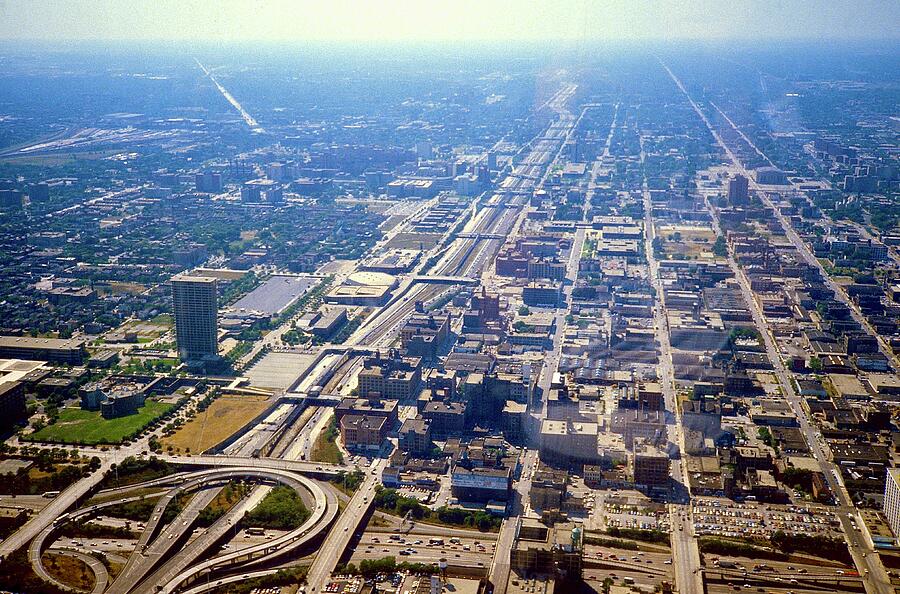 Chicago Rail Freight Yards 1984 Photograph by Gordon James