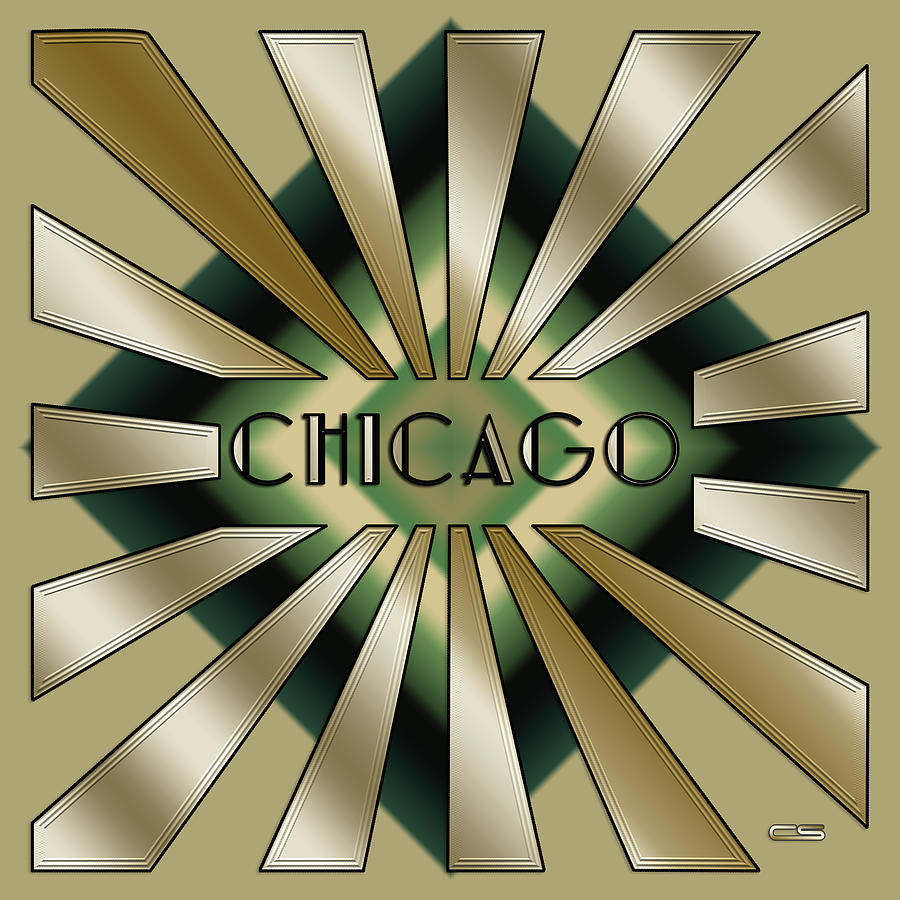 Chicago Rays Digital Art by Chuck Staley