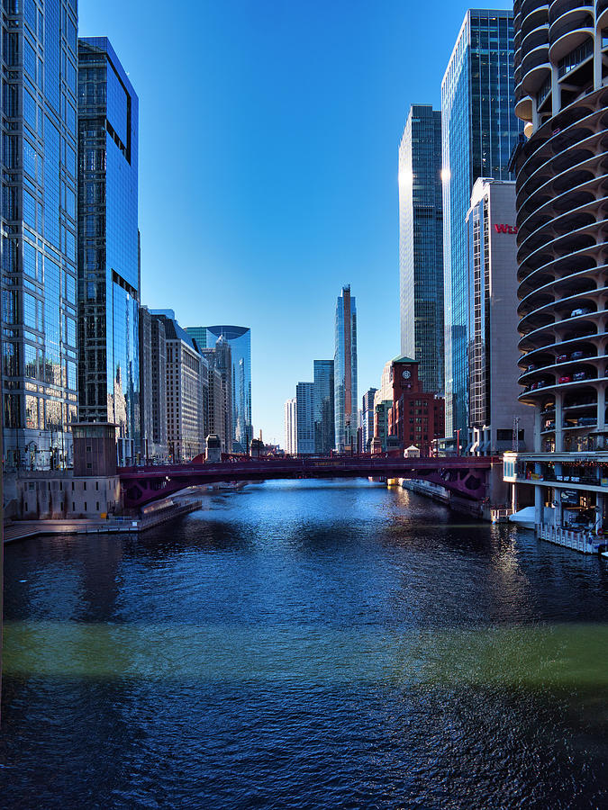 Chicago River Photograph by Steven Ralser