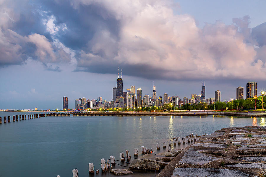 Chicago Skyline At Twilight Photograph by Carl Larson Photography