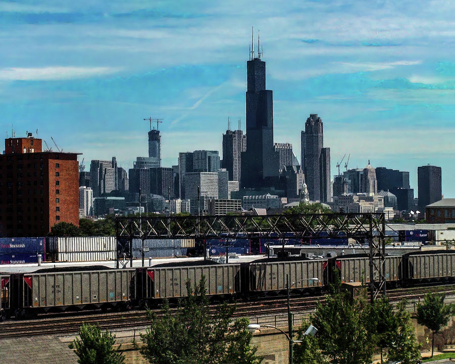 Chicago Skyline Photograph by Flees Photos