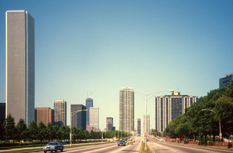 Chicago Skyline in 1984 Photograph by Gordon James