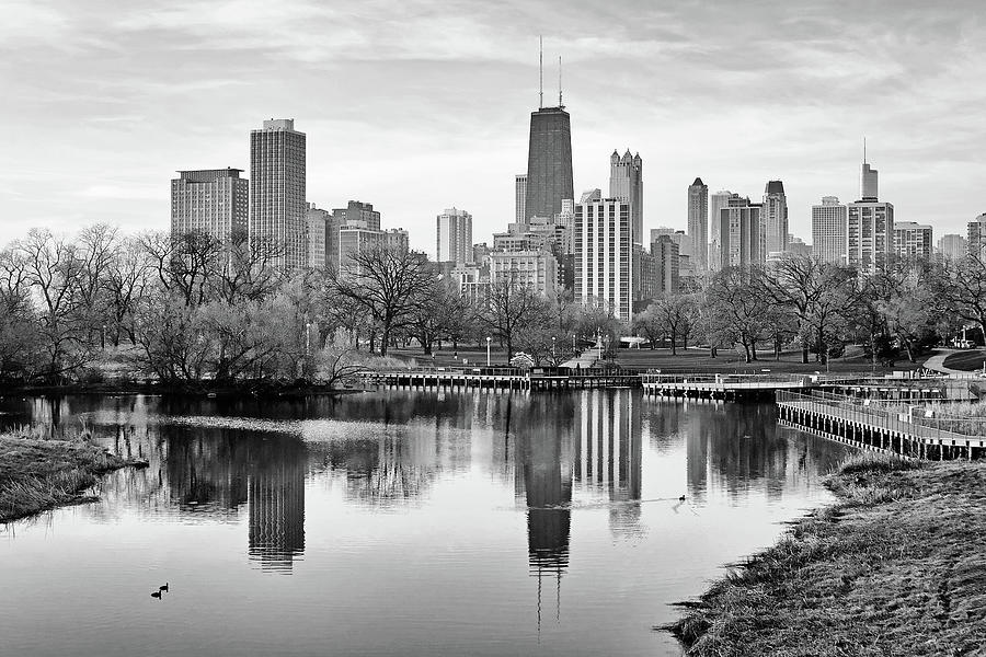 Chicago Skyline Photograph - Chicago Skyline - Lincoln Park by Nikolyn McDonald