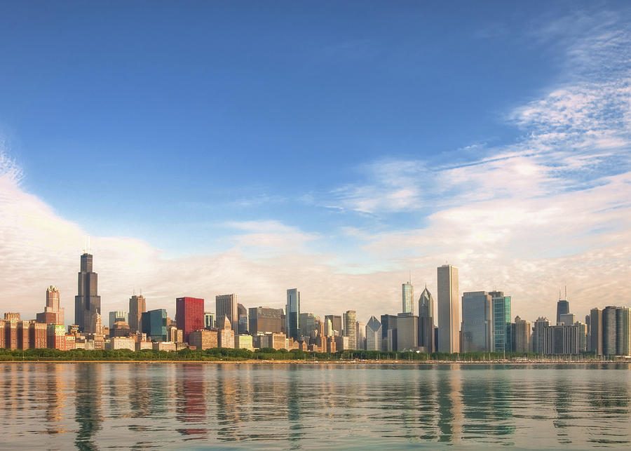 Chicago Skyline Photograph by Ray Flores - Fine Art America