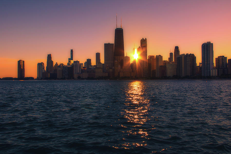 Chicago Skyline shining bright Photograph by Jay Smith