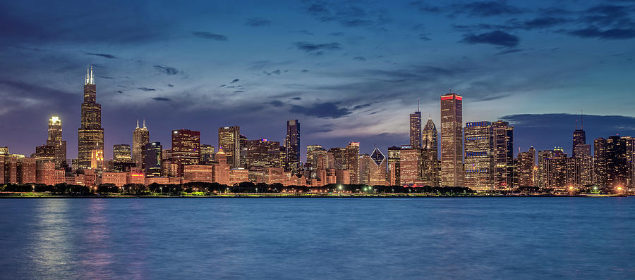 Chicago Sunset 2013 Photograph