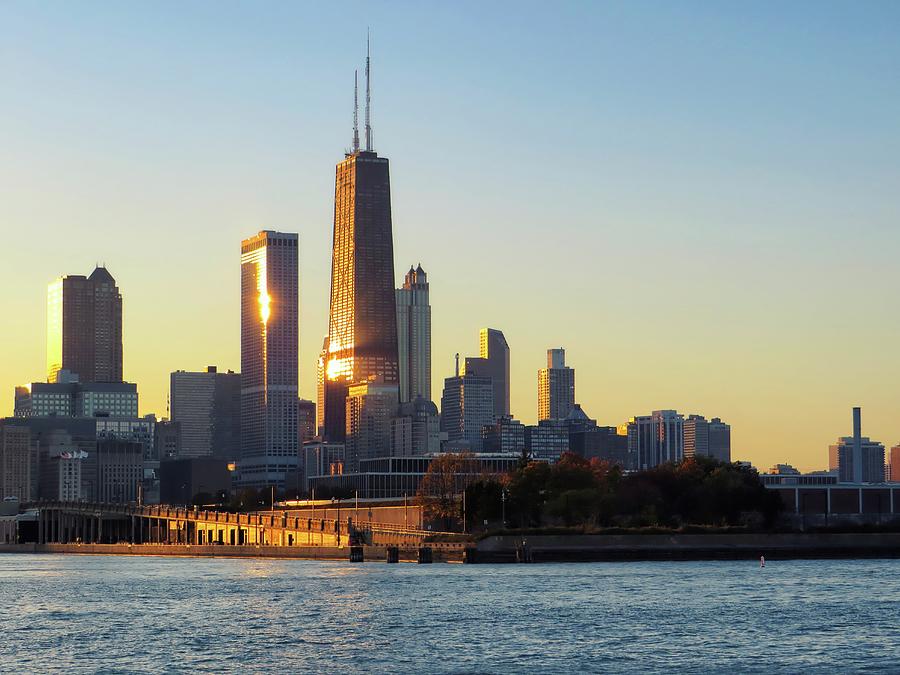 Chicago Sunset Photograph by Connor Beekman