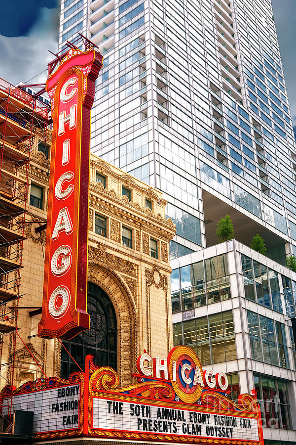 Chicago Theater Style in Chi-Town Photograph by John Rizzuto - Fine Art ...
